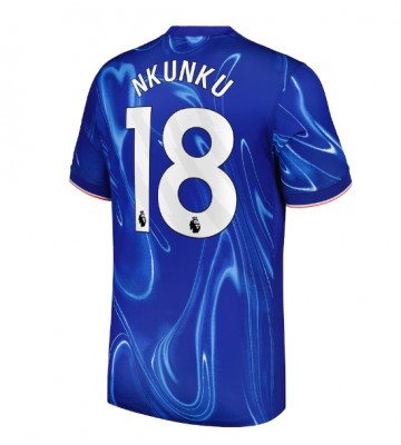 Chelsea Christopher Nkunku #18 Primera Equipación 2024-25 Manga Corta